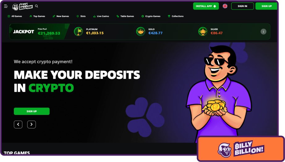 BillyBillion Casino Review